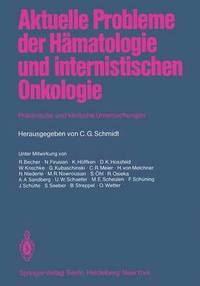 bokomslag Aktuelle Probleme der Hmatologie und internistischen Onkologie