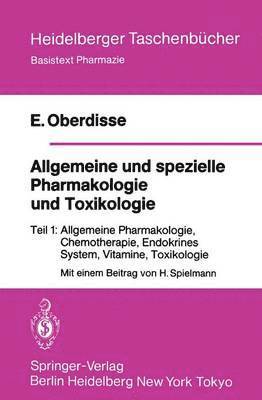 bokomslag Allgemeine und spezielle Pharmakologie und Toxikologie