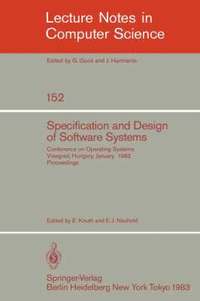 bokomslag Specification and Design of Software Systems