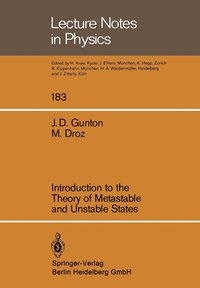 bokomslag Introduction to the Theory of Metastable and Unstable States