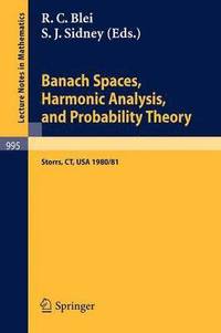 bokomslag Banach Spaces, Harmonic Analysis, and Probability Theory