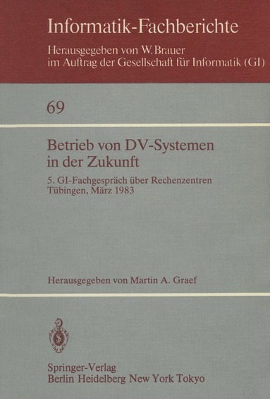 bokomslag Betrieb von DV-Systemen in der Zukunft