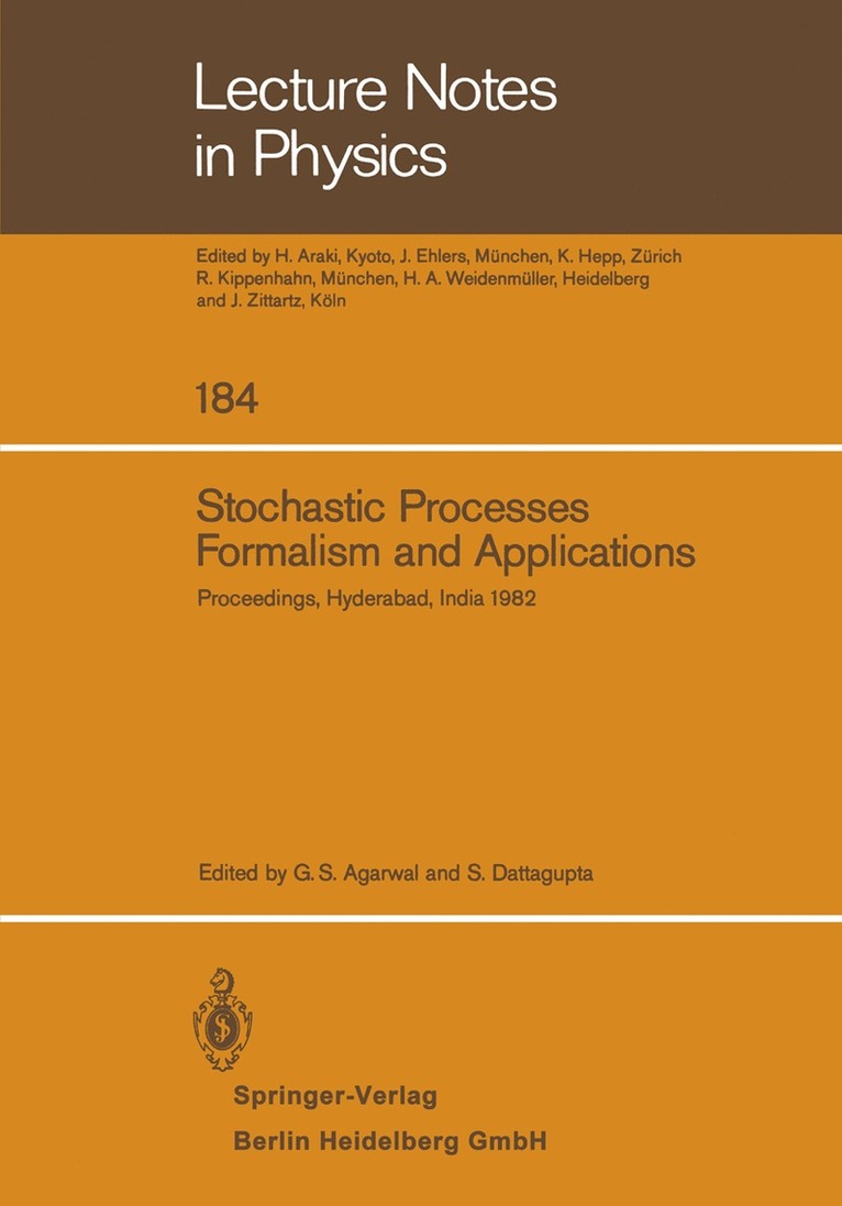 Stochastic Processes, Formalism and Applications