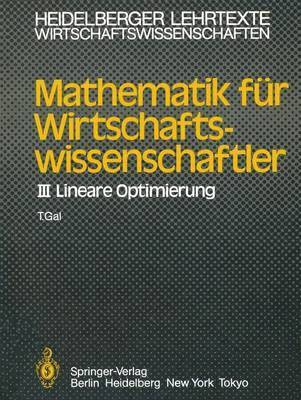 bokomslag Mathematik fr Wirtschaftswissenschaftler