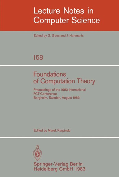 bokomslag Foundations of Computation Theory