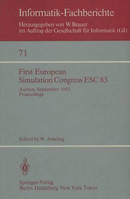 W. Ameling - First European Simulation Congress ESC 83, Häftad