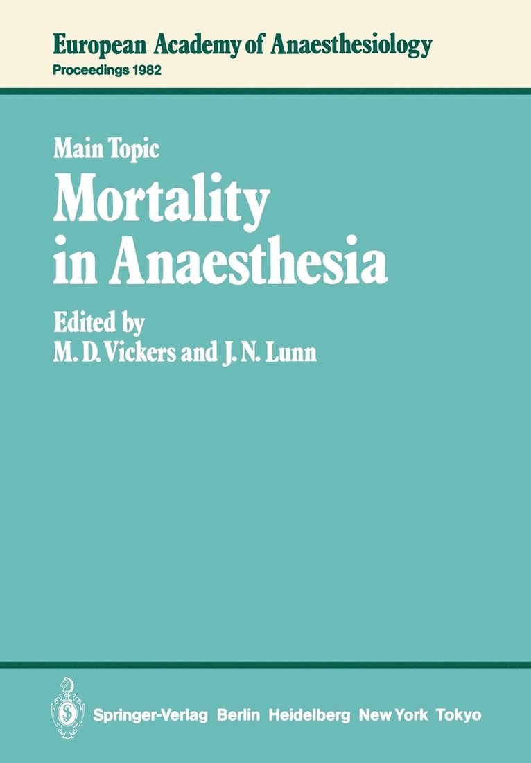 Mortality in Anaesthesia 1