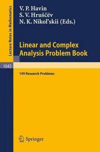 bokomslag Linear und Complex Analysis Problem Book