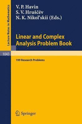 Linear und Complex Analysis Problem Book 1