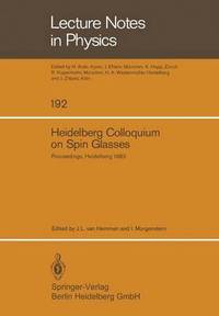 bokomslag Heidelberg Colloquium on Spin Glasses