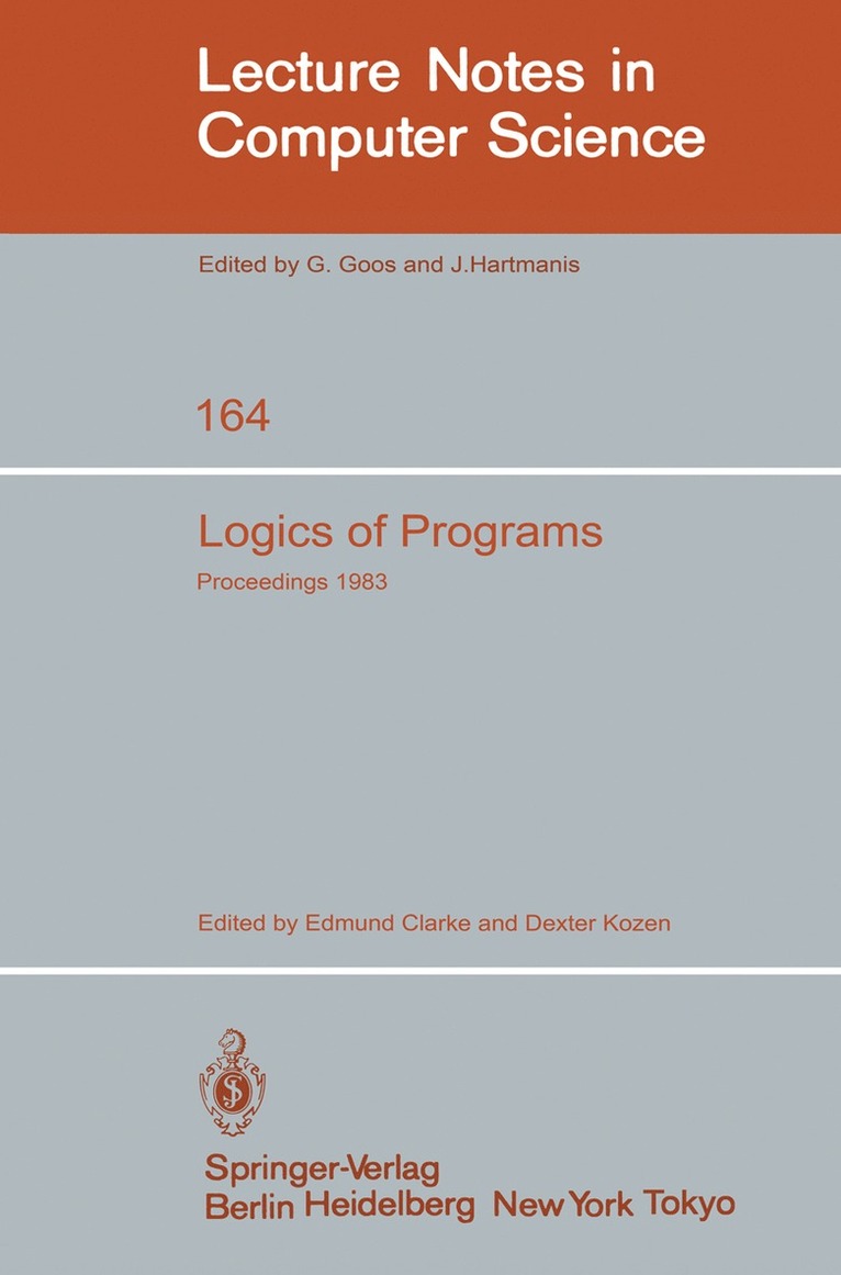 Logics of Programs