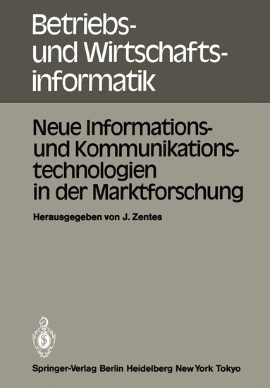 bokomslag Neue Informations- und Kommunikationstechnologien in der Marktforschung