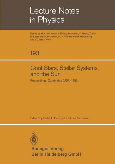 bokomslag Cool Stars, Stellar Systems, and the Sun