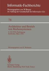 bokomslag Architektur und Betrieb von Rechensystemen