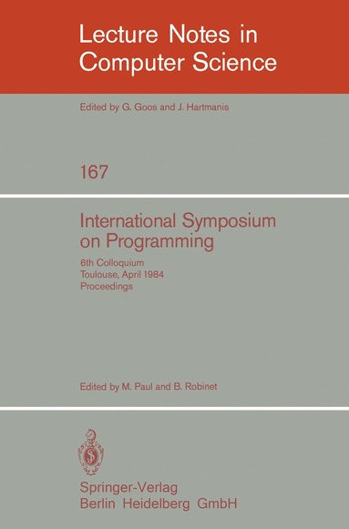 M. Paul, B. Robinet - International Symposium on Programming, Häftad