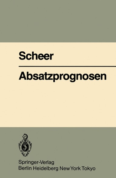 bokomslag Absatzprognosen