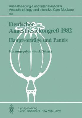 bokomslag Deutscher Anaesthesiekongre 1982 Freie Vortrge