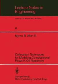 bokomslag Collocation Techniques for Modeling Compositional Flows in Oil Reservoirs