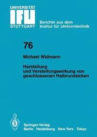 bokomslag Herstellung und Versteifungswirkung von geschlossenen Halbrundsicken