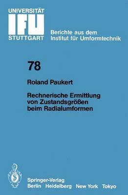 bokomslag Rechnerische Ermittlung von Zustandsgren beim Radialumformen