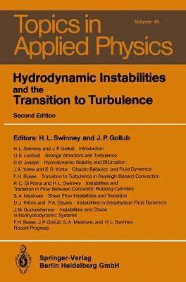 bokomslag Hydrodynamic Instabilities and the Transition to Turbulence