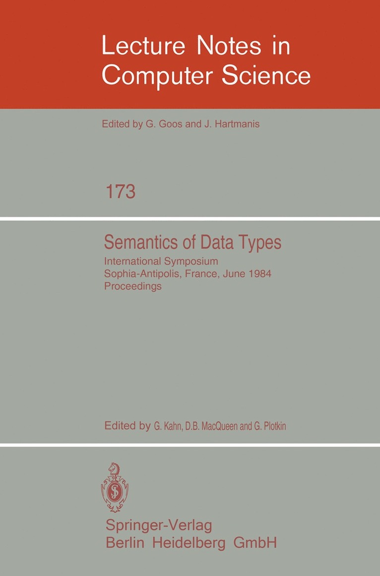 Semantics of Data Types
