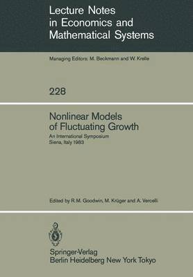 R.M. Goodwin, M. Krüger, A. Vercelli, R. M. Goodwin, M. Kruger - Nonlinear Models of Fluctuating Growth, Häftad