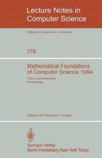 bokomslag Mathematical Foundations of Computer Science 1984