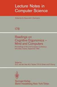 bokomslag Readings on Cognitive Ergonomics, Mind and Computers