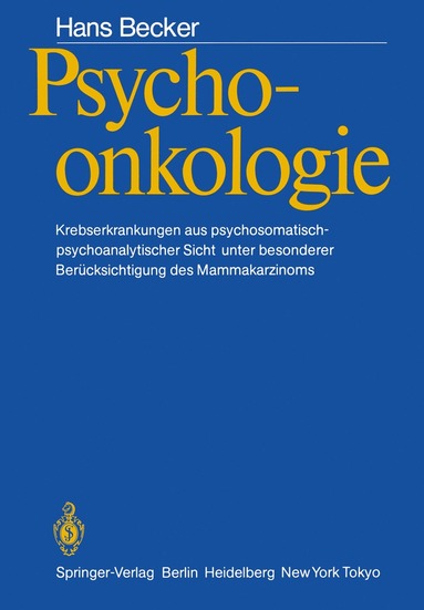 bokomslag Psychoonkologie