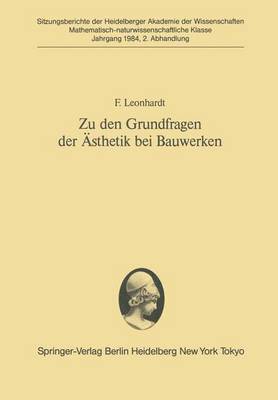 F. Leonhardt - Zu den Grundfragen der Ästhetik bei Bauwerken, Häftad