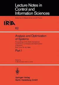 bokomslag Analysis and Optimization of Systems