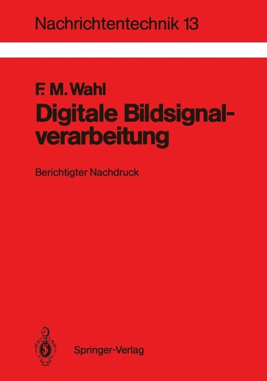 bokomslag Digitale Bildsignalverarbeitung