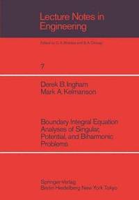 bokomslag Boundary Integral Equation Analyses of Singular, Potential, and Biharmonic Problems