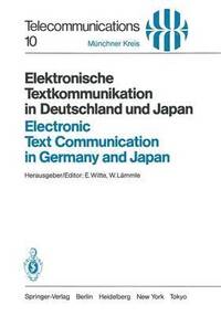 bokomslag Elektronische Textkommunikation in Deutschland und Japan / Electronic Text Communication in Germany and Japan