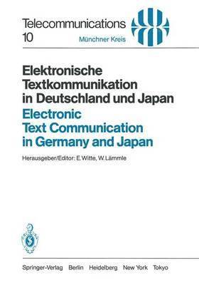 Elektronische Textkommunikation in Deutschland und Japan / Electronic Text Communication in Germany and Japan 1