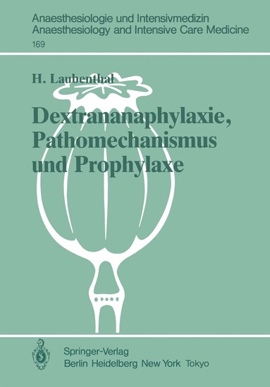 bokomslag Dextrananaphylaxie, Pathomechanismus und Prophylaxe