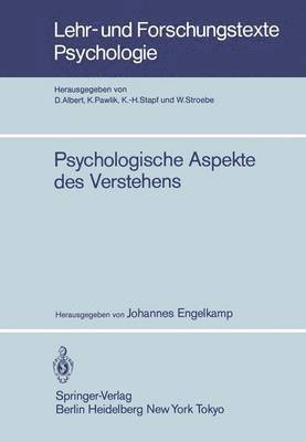 Psychologische Aspekte des Verstehens 1