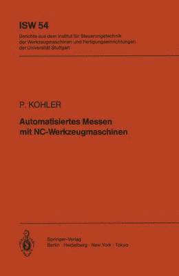 bokomslag Automatisiertes Messen mit NC-Werkzeugmaschinen