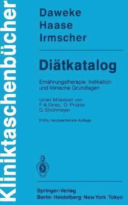 H. Daweke, J. Haase, K. Irmscher, J. Springer - Diätkatalog, Häftad