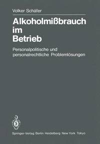 bokomslag Alkoholmibrauch im Betrieb