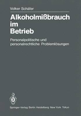 bokomslag Alkoholmibrauch im Betrieb