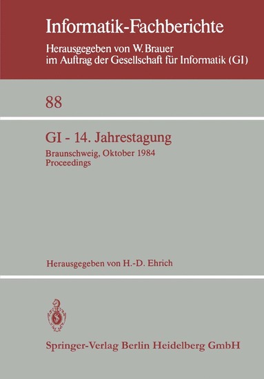 bokomslag GI - 14. Jahrestagung
