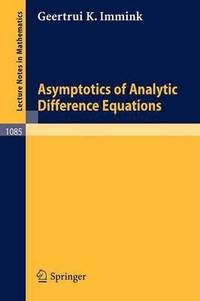 bokomslag Asymptotics of Analytic Difference Equations