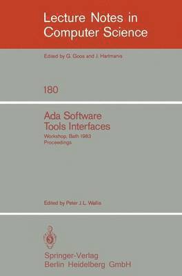 bokomslag Ada Software Tools Interfaces
