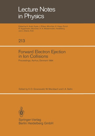 bokomslag Forward Electron Ejection in Ion Collisions