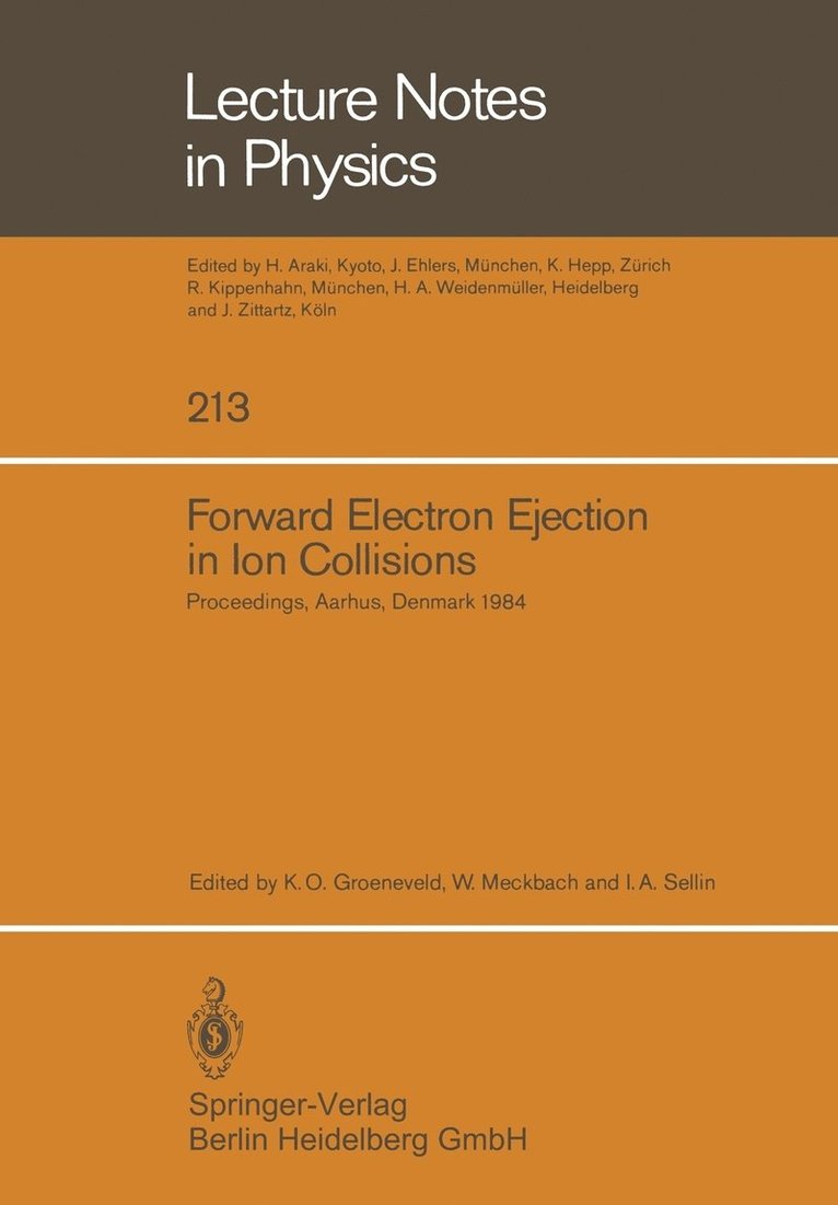 Forward Electron Ejection in Ion Collisions 1