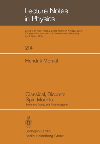 bokomslag Classical, Discrete Spin Models