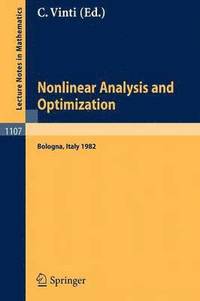 bokomslag Nonlinear Analysis and Optimization