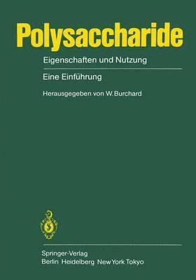 W. Burchard, Walther Burchard - Polysaccharide, Häftad
